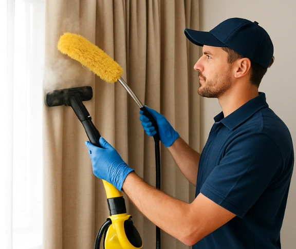 Trusted residential curtain cleaning technician Matty Curtain Cleaning homebush-west-nsw QLD